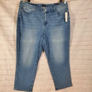 Talbots Women's Straight Leg Jeans - Light Blue